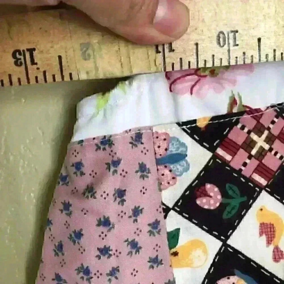 Patchwork pinafore a-line girl dress 3-4 - Picture 5 of 7